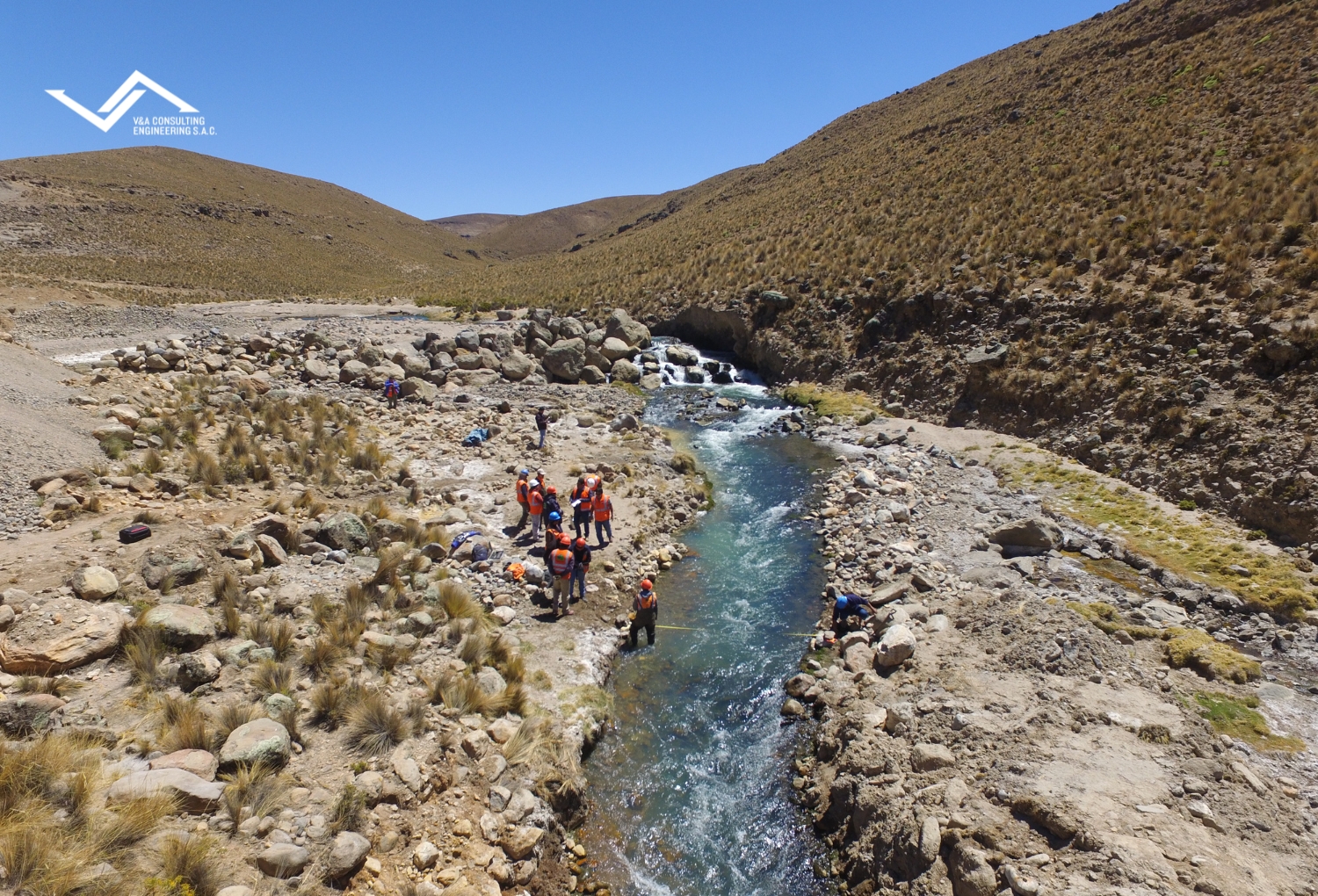 Ingeniería hidráulica realizada por VyA Consulting Engineering en Perú